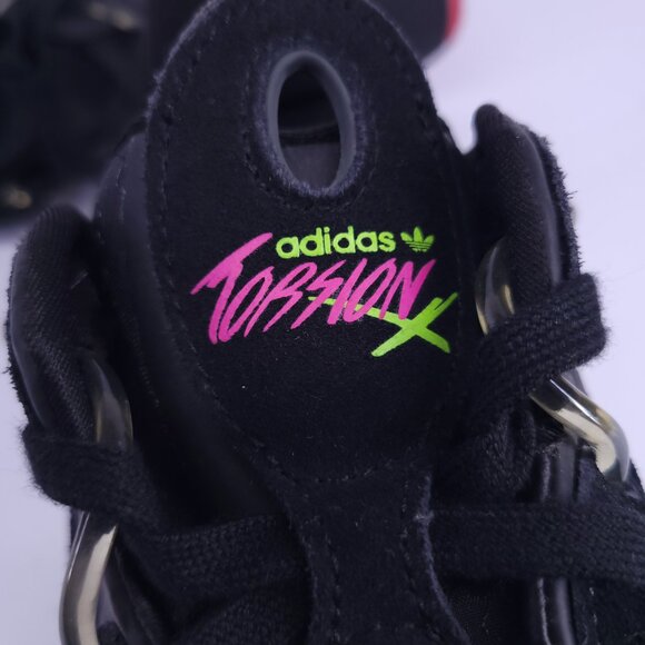 Adidas Torsion X Men’s 9.5 Black Multi Boost Running Shoes EE4884 Rare - Picture 11 of 16